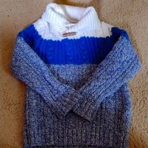 Baby Gap sweater, 5T, blue and white